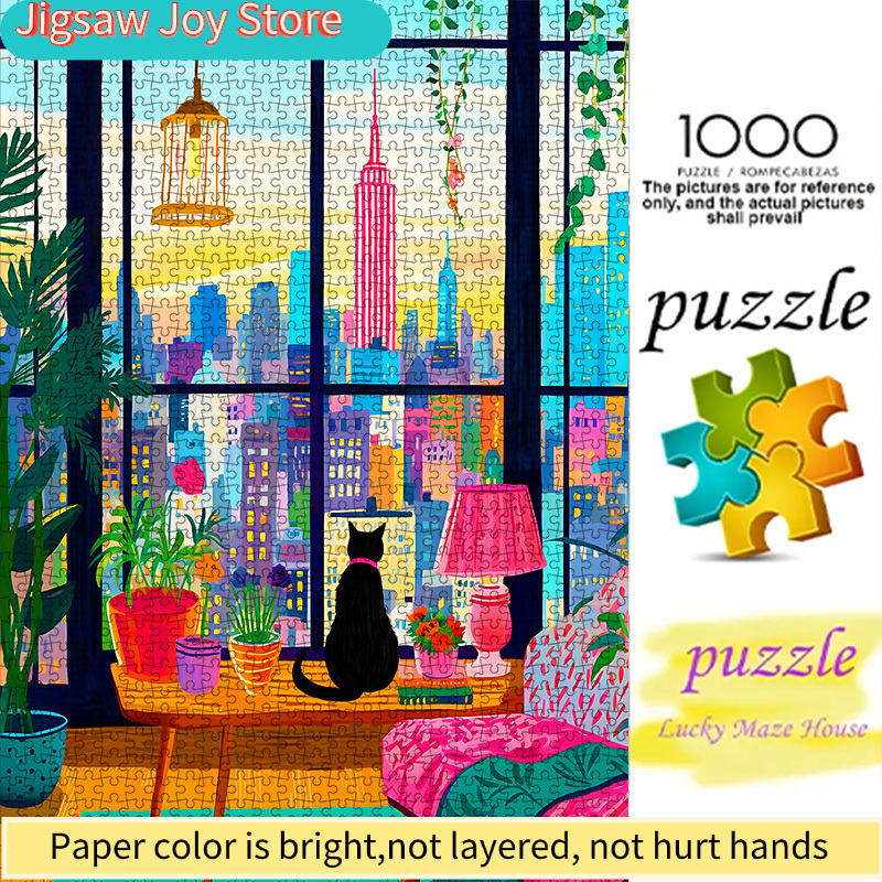 Parent Of Plant - DIY Paper Puzzle, New York City