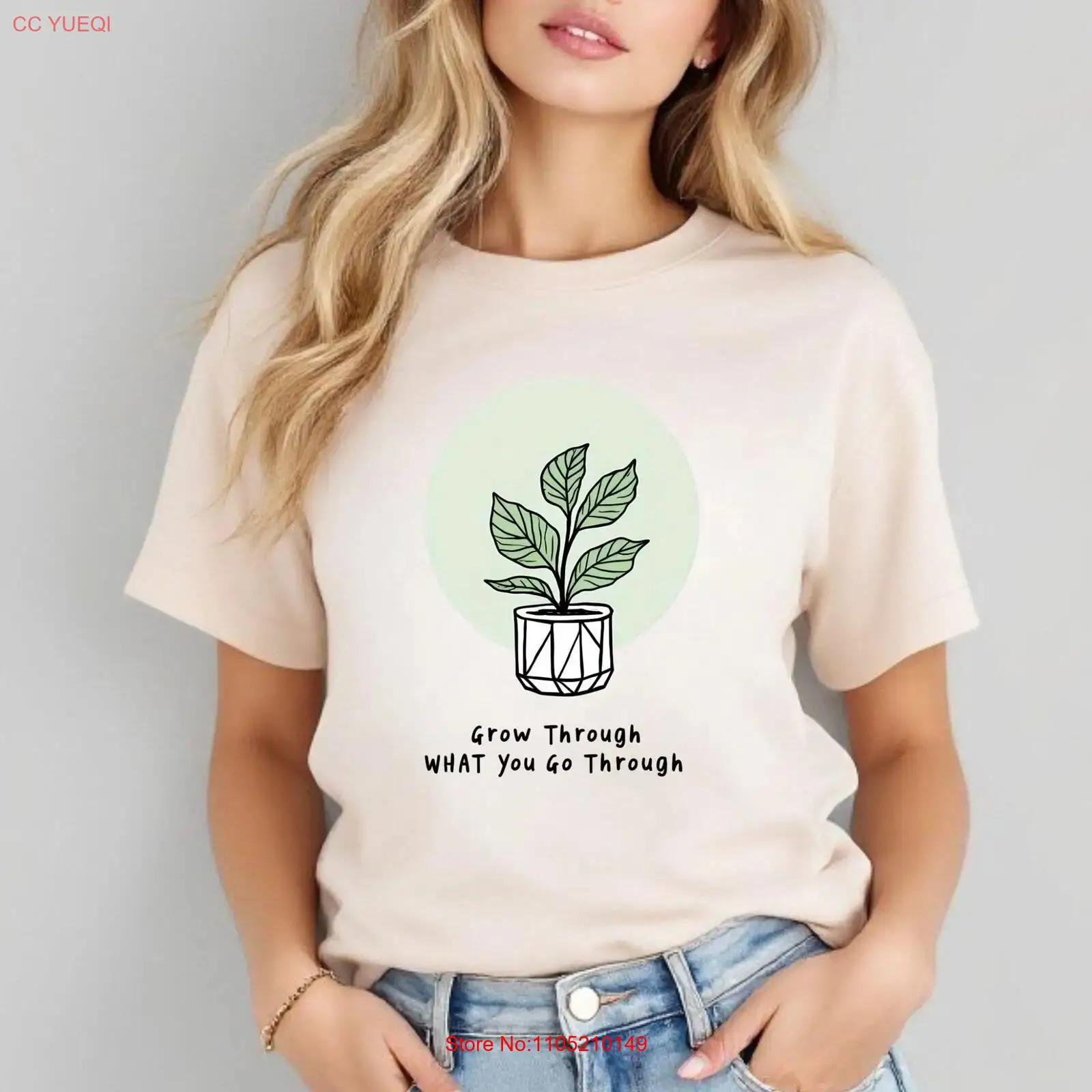 Parent Of Plant - Minimalist Plant Parent T Shirt Grow