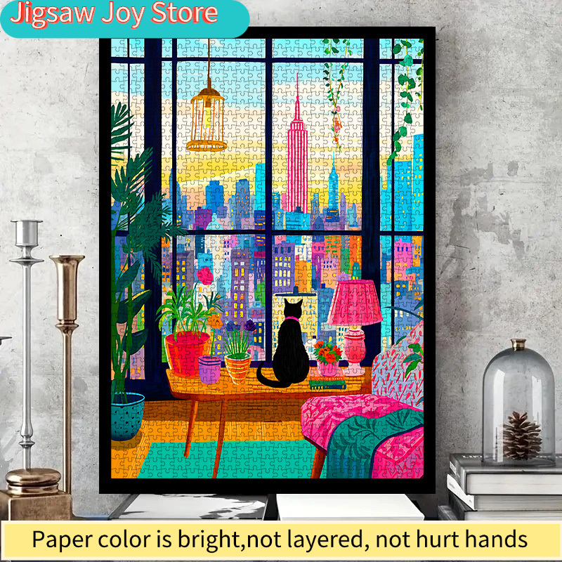 DIY Paper Puzzle, New York Cit - Parent Of Plant 리뷰 및 가격