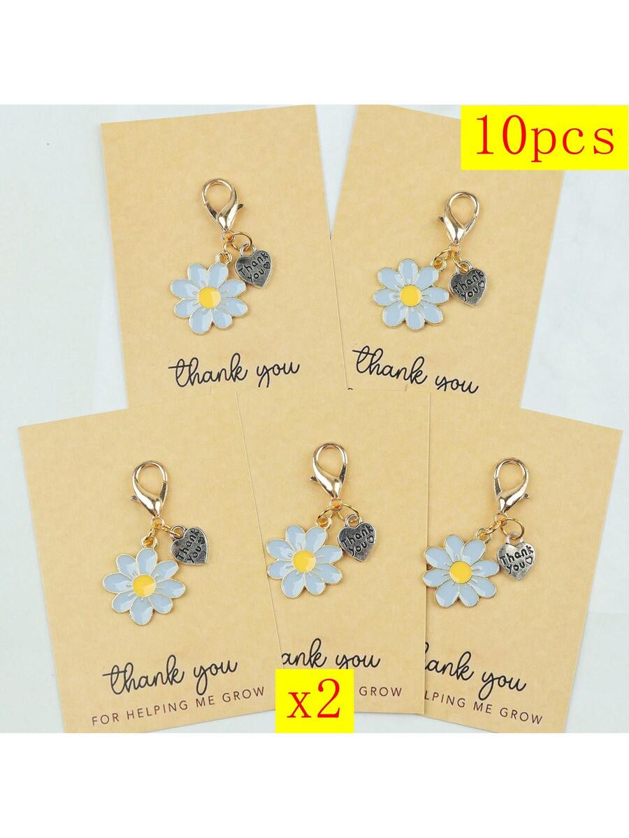 Enamel Daisy Keychains With Th - Parent Of Plant 리뷰 및 가격