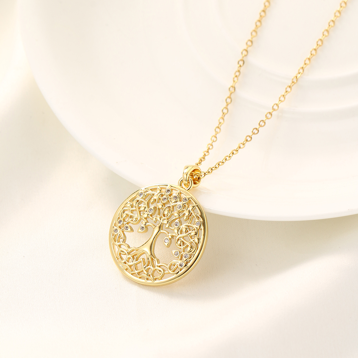 Fashion Tree of Life Necklace  - Parent Of Plant 리뷰 및 가격