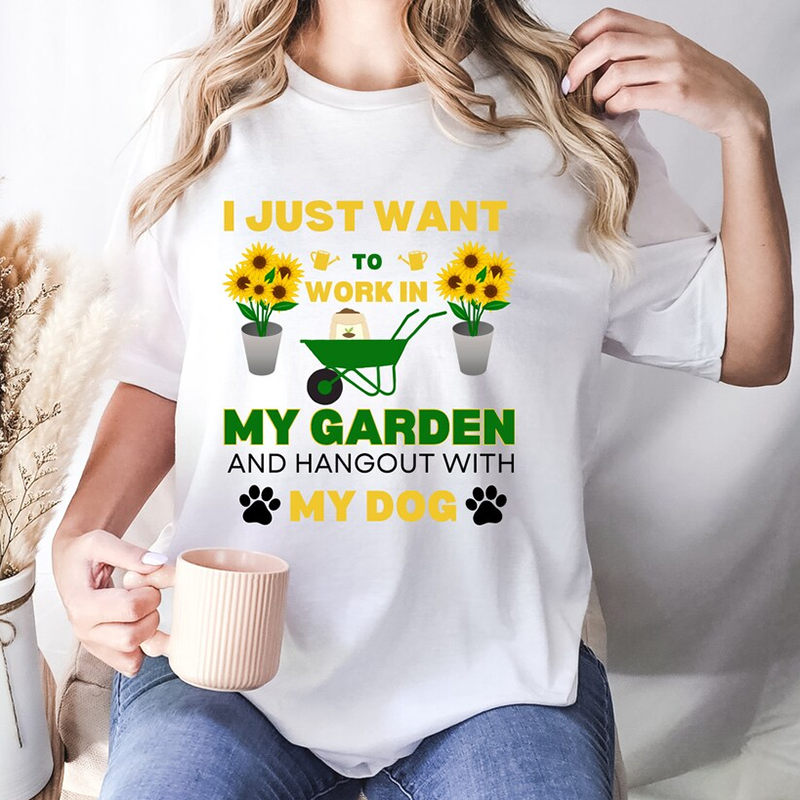 Modern Letter Prints T-Shirt S - Parent Of Plant 리뷰 및 가격