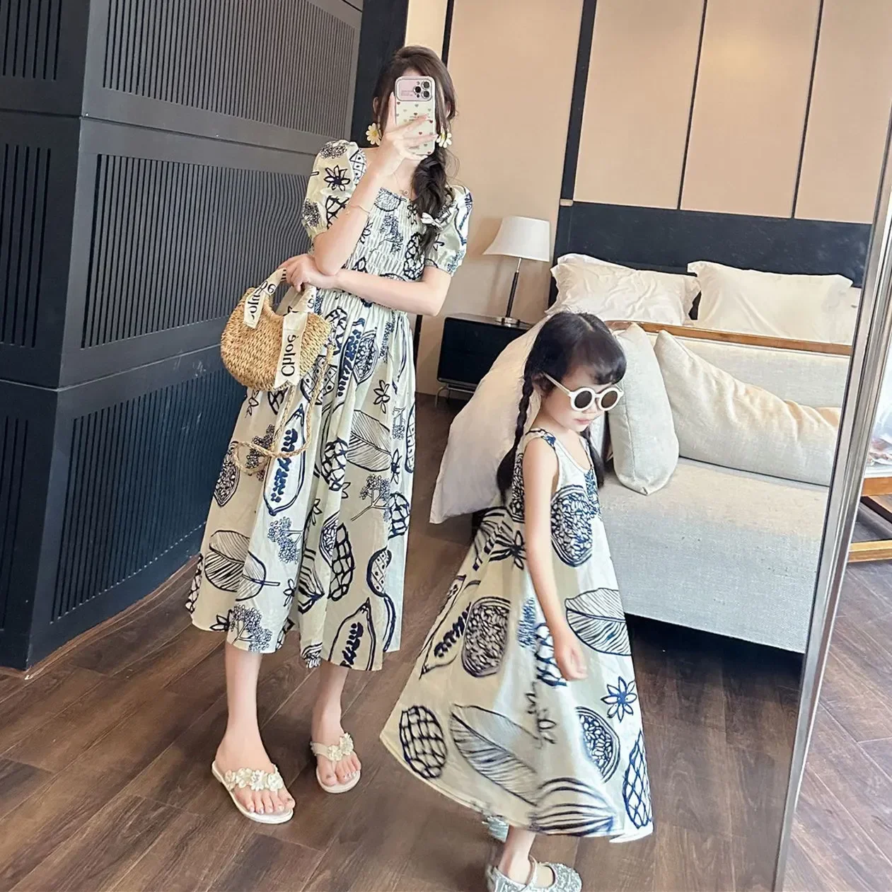 Women Smock Dresses Korean Sis - Parent Of Plant 리뷰 및 가격