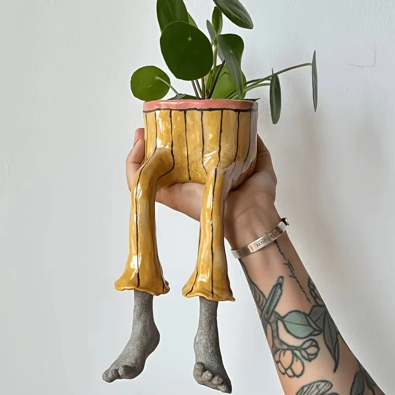 Whimsical Resin Leggy Planter  - Parent Of Plant 리뷰 및 가격