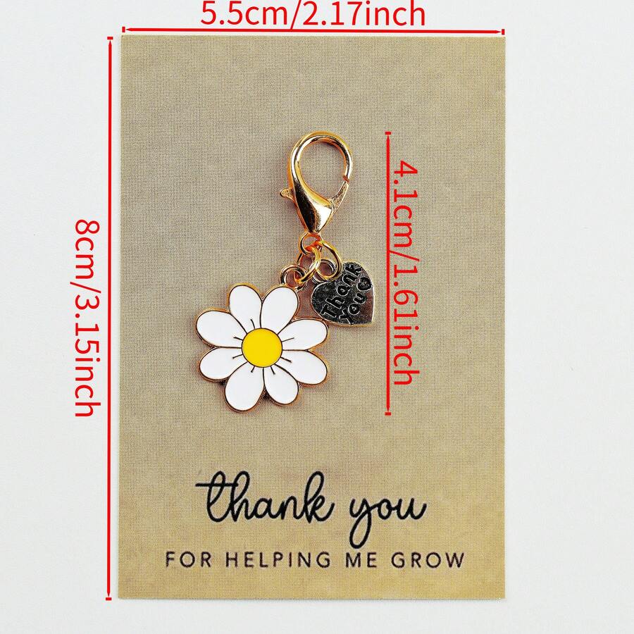 Enamel Daisy Keychains With Th - Parent Of Plant 리뷰 및 가격