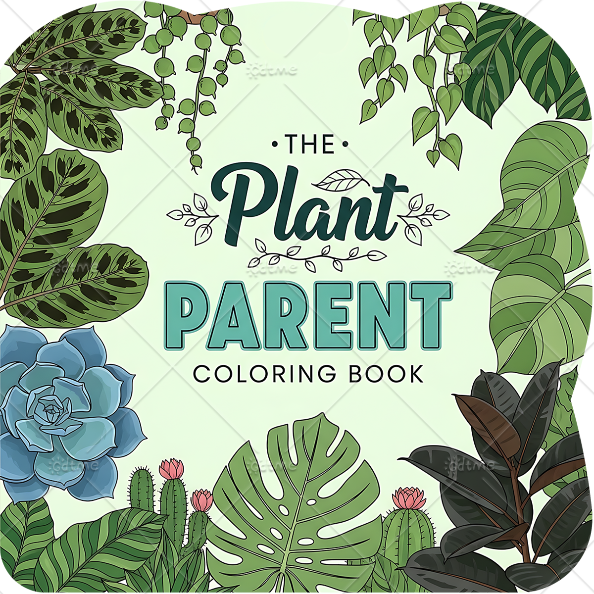 THE Plant PARENTE Coloring Boo - Parent Of Plant 리뷰 및 가격