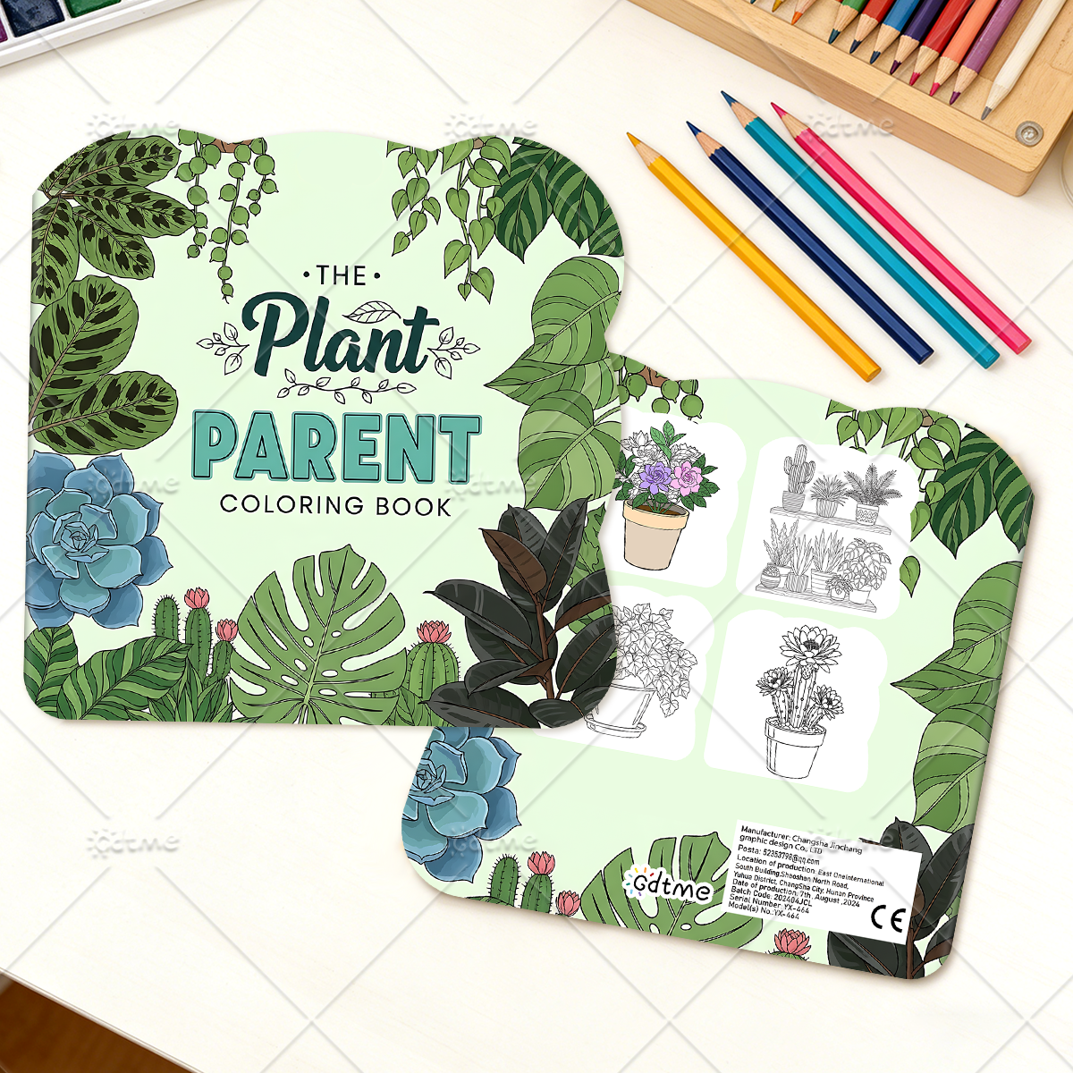 THE Plant PARENTE Coloring Boo - Parent Of Plant 리뷰 및 가격